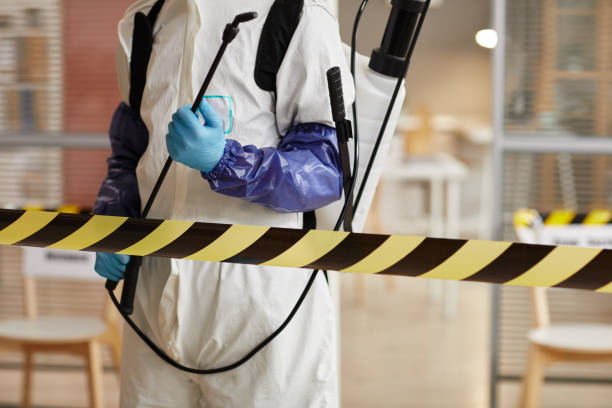 Professional Sewage Cleanup technician working in Annandale, NJ